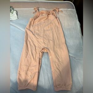 Peach Kids Jumpsuit